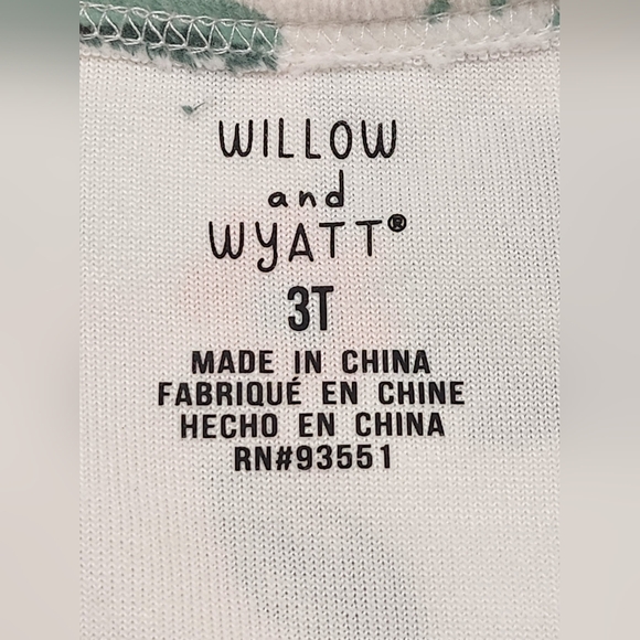 Willow And Wyatt Toddler Flowers And Leaves Dress Size 3T - Picture 7 of 10